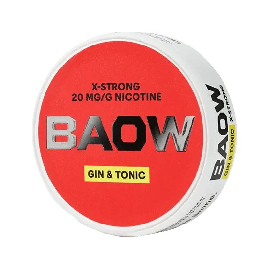 baow gin and tonic nicotine pouch  
