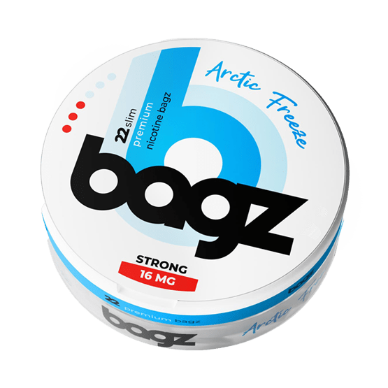 bagz arctic freeze 16mg nicotine pouches