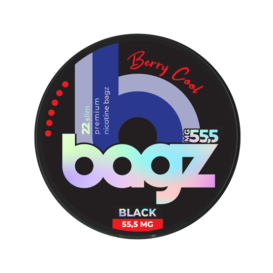 BAGZ Berry Cool Black 55.5mg