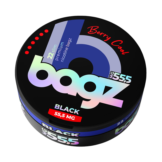 BAGZ Berry Cool Black 55.5mg