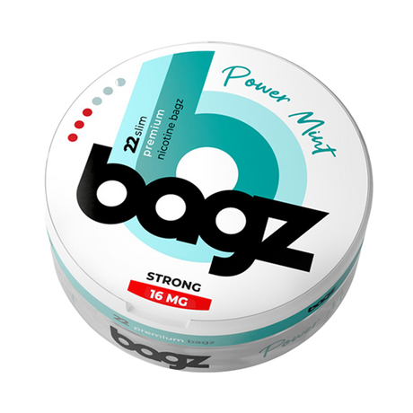 bagz power mint 16mg nicotine pouches