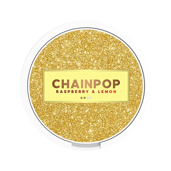 chainpop raspberry lemon nicotine pouches