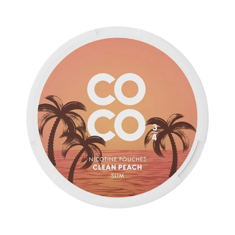 Coco Clean Peach 9mg nicotine pouch