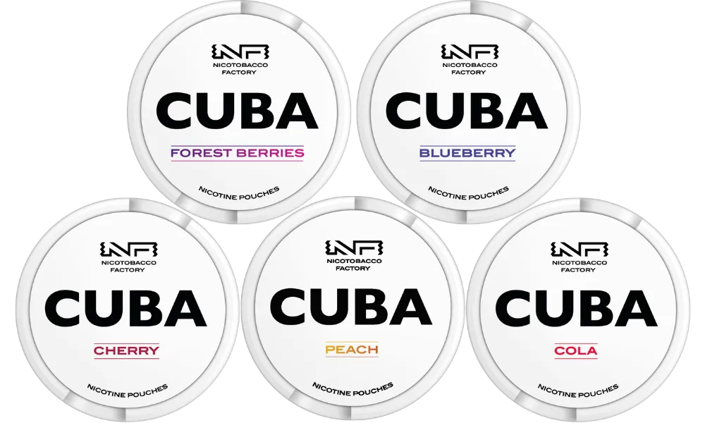 cuba 16mg bundle nicotine pouches