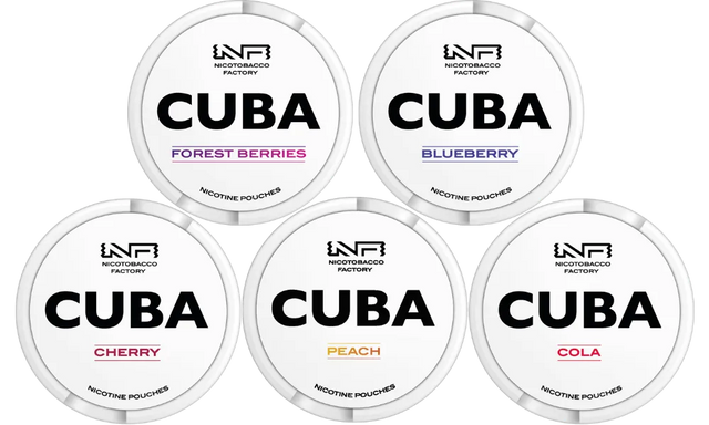 cuba 16mg bundle nicotine pouches