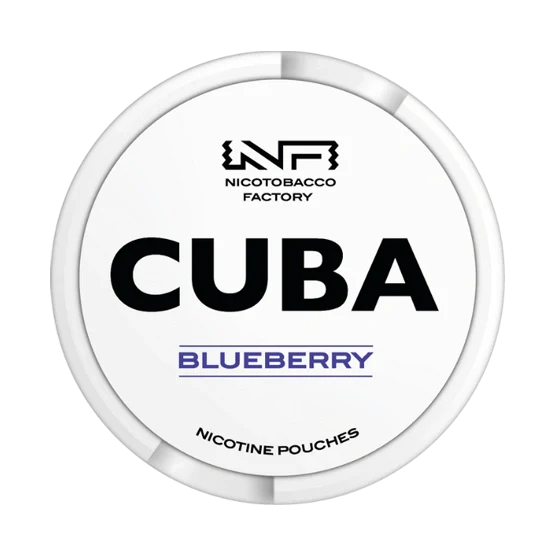 cuba blueberry nicotine pouches