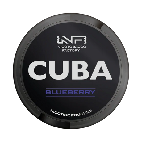 cuba blueberry - 43mg nicotine pouches