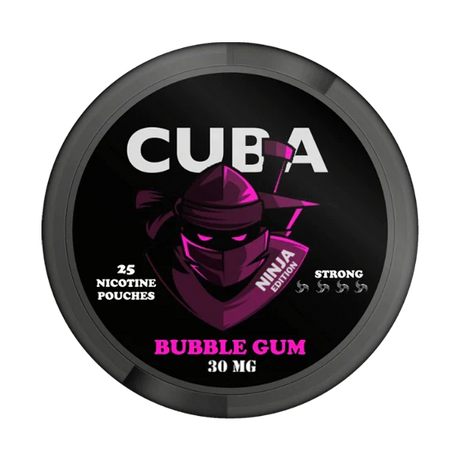 cuba bubblegum snus nicotine pouches