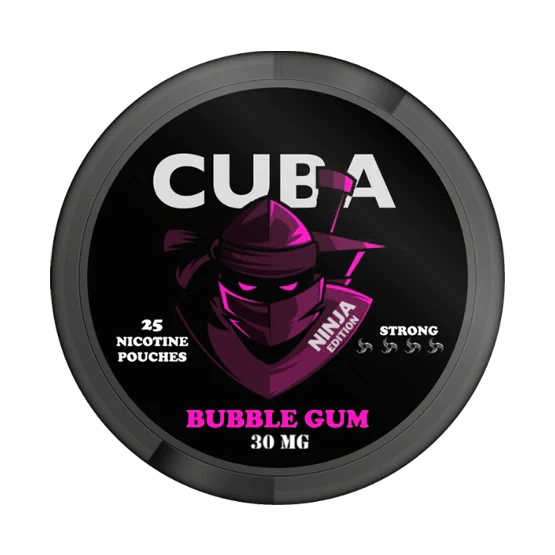 cuba bubblegum snus nicotine pouches