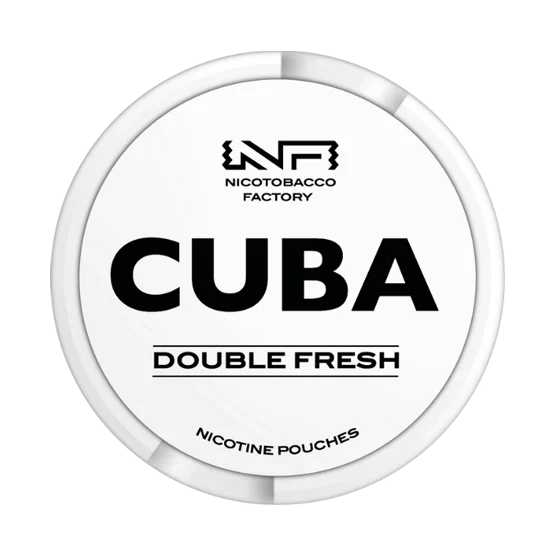 cuba double fresh - 16mg nicotine pouches