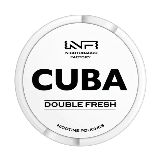 cuba double fresh snus nicotine pouches