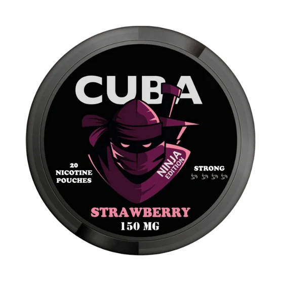 cuba strawberry - 150mg nicotine pouches