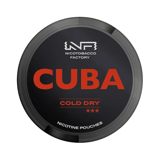 cuba cold dry - 43mg nicotine pouches