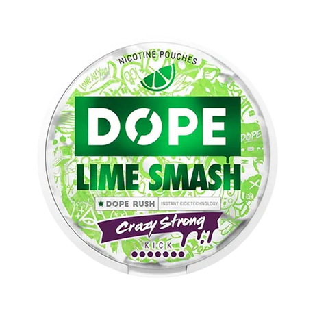 dope lime smash nicotine pouches