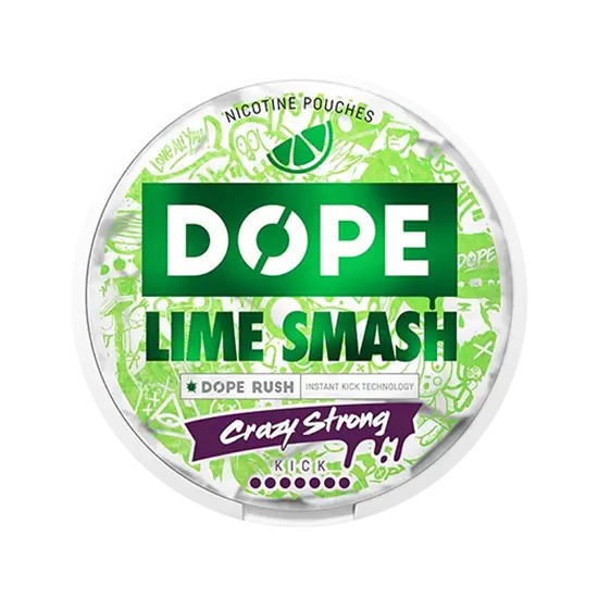 dope lime smash nicotine pouches