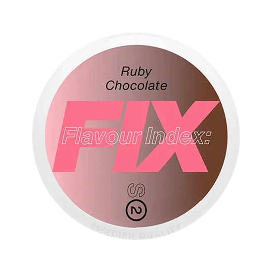 fix ruby chocolate nicotine pouches