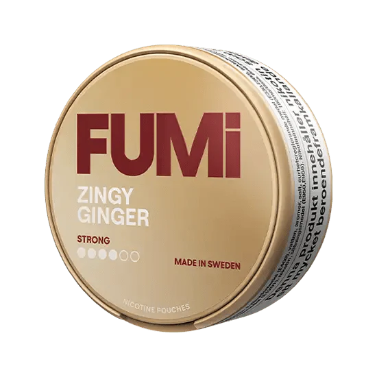 fumi zingy ginger nicotine pouches  
