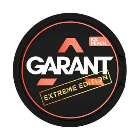 garant ice peach nicotine pouches