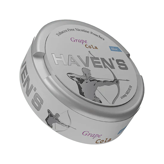 haven's grape cola blue nicotine pouches  