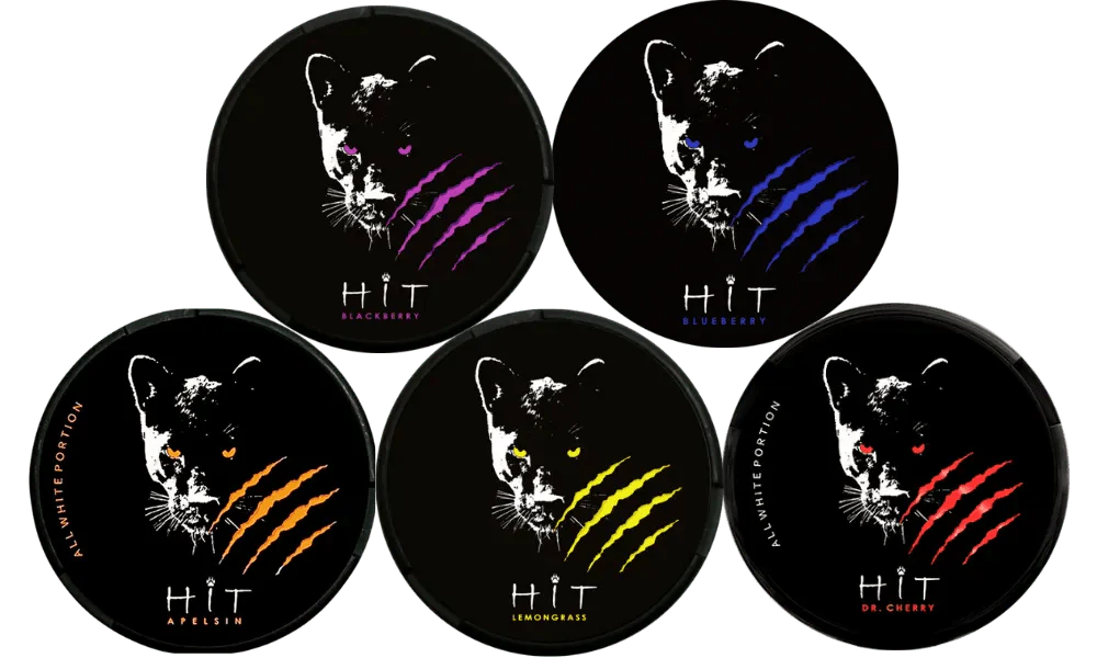 hit try'em all -  nicotine pouches