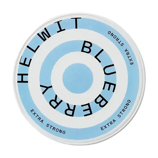 helwit blueberry extra strong nicotine pouches