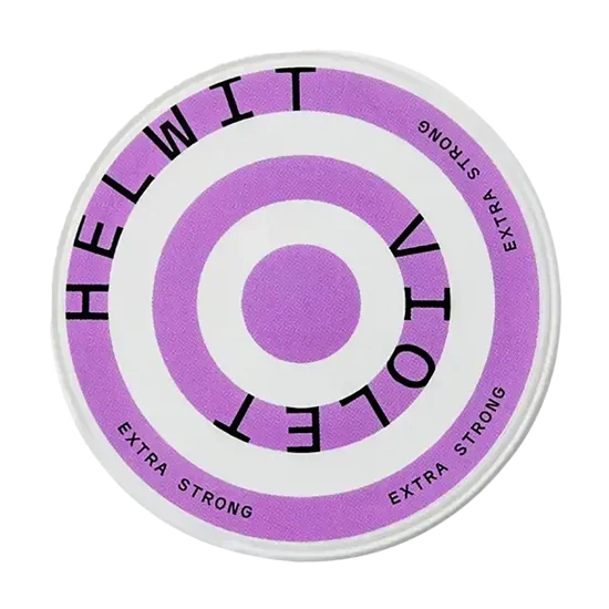 helwit violet extra strong nicotine pouches