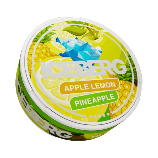 iceberg apple lemon pineapple - 50mg nicotine pouches