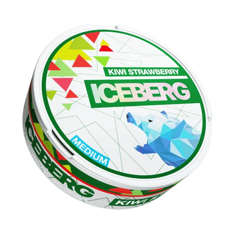 iceberg kiwi strawberry medium - 20mg nicotine pouches