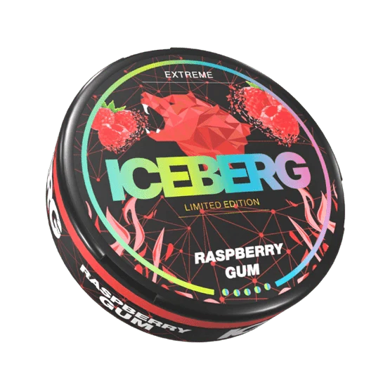 ICEBERG Raspberry Gum - 150mg – House of Pods