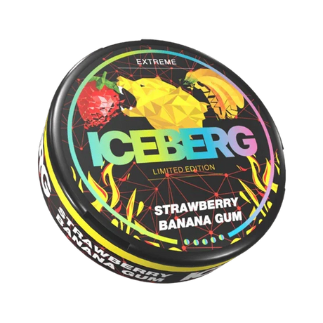 iceberg strawberry banana gum - 150mg nicotine pouches