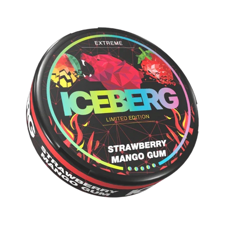 iceberg strawberry mango gum - 150mg nicotine pouches