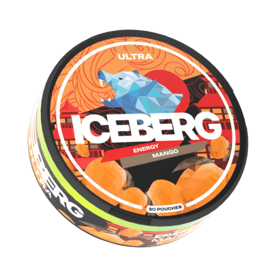 iceberg xxl energy mango - 150mg nicotine pouches