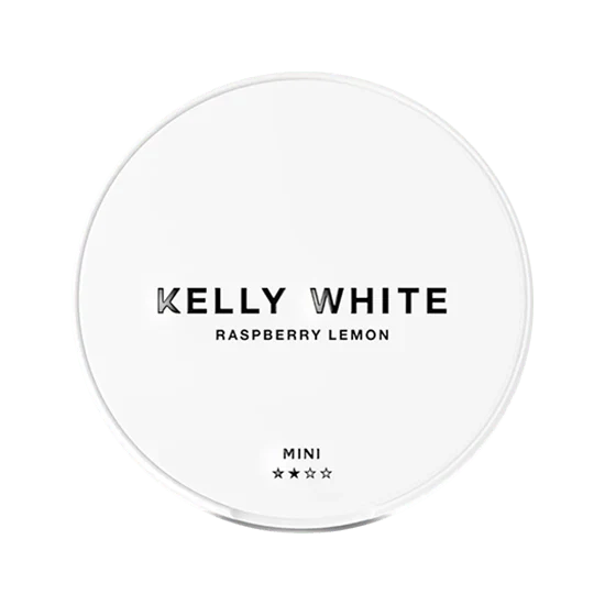 kelly white raspberry lemon nicotine pouches  