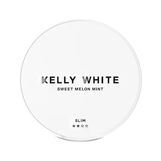 kelly white sweet melon mint nicotine pouches  