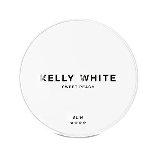 kelly white sweet peach nicotine pouches  