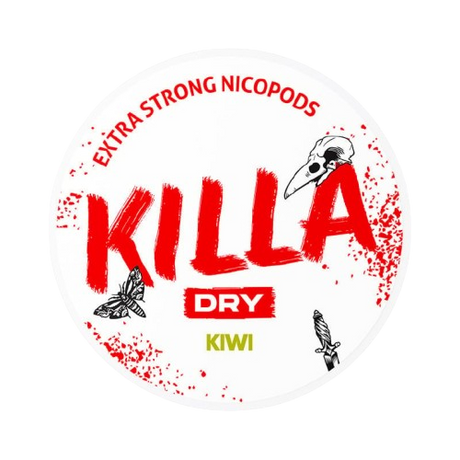 killa dry kiwi nicotine pouches