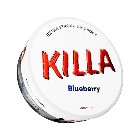 killa blueberry - 16mg nicotine pouches