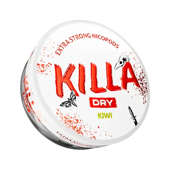 killa dry kiwi nicotine pouches