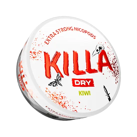 killa dry kiwi nicotine pouches