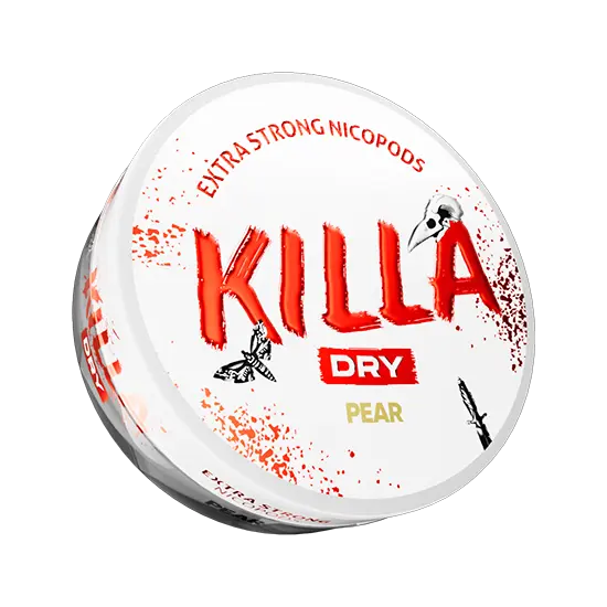 killa dry pear - 9.9mg nicotine pouches