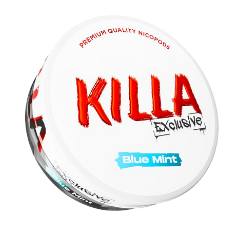 killa exclusive blue mint nicotine pouches