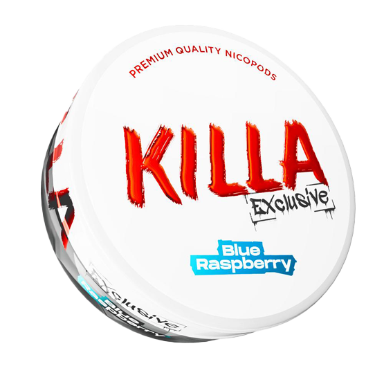 killa exclusive blue raspberry nicotine pouches