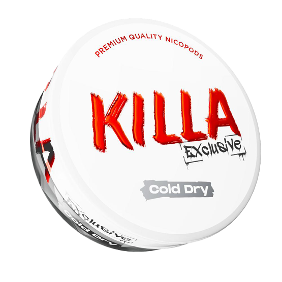 killa exclusive cold dry nicotine pouches