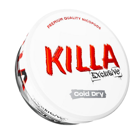 killa exclusive cold dry nicotine pouches