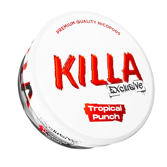 killa exclusive tropical punch - 16.5mg/g nicotine pouches