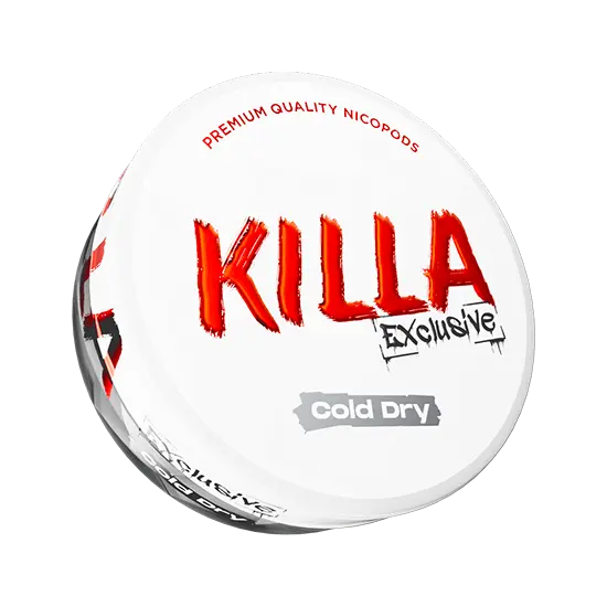 killa exclusive cold dry - 16.5mg/g nicotine pouches