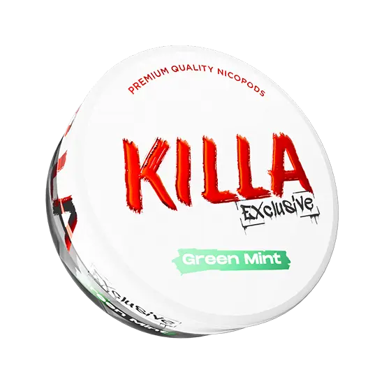 killa exclusive green mint - 16.5mg/g nicotine pouches