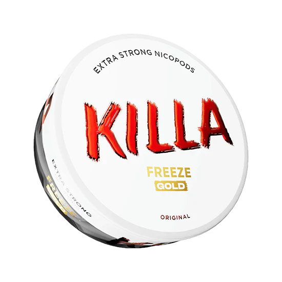 killa freeze gold - 16mg nicotine pouches