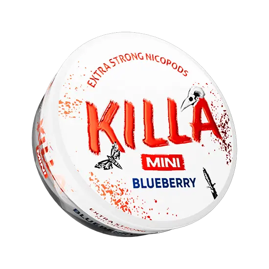 killa mini blueberry - 8.25 mg nicotine pouches
