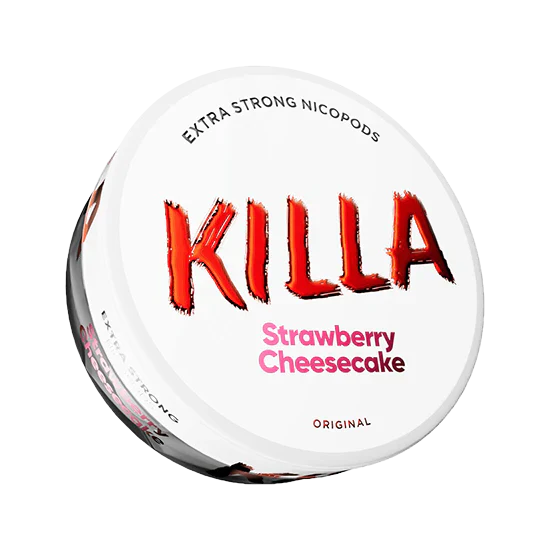 killa strawberry cheesecake - 16mg nicotine pouches
